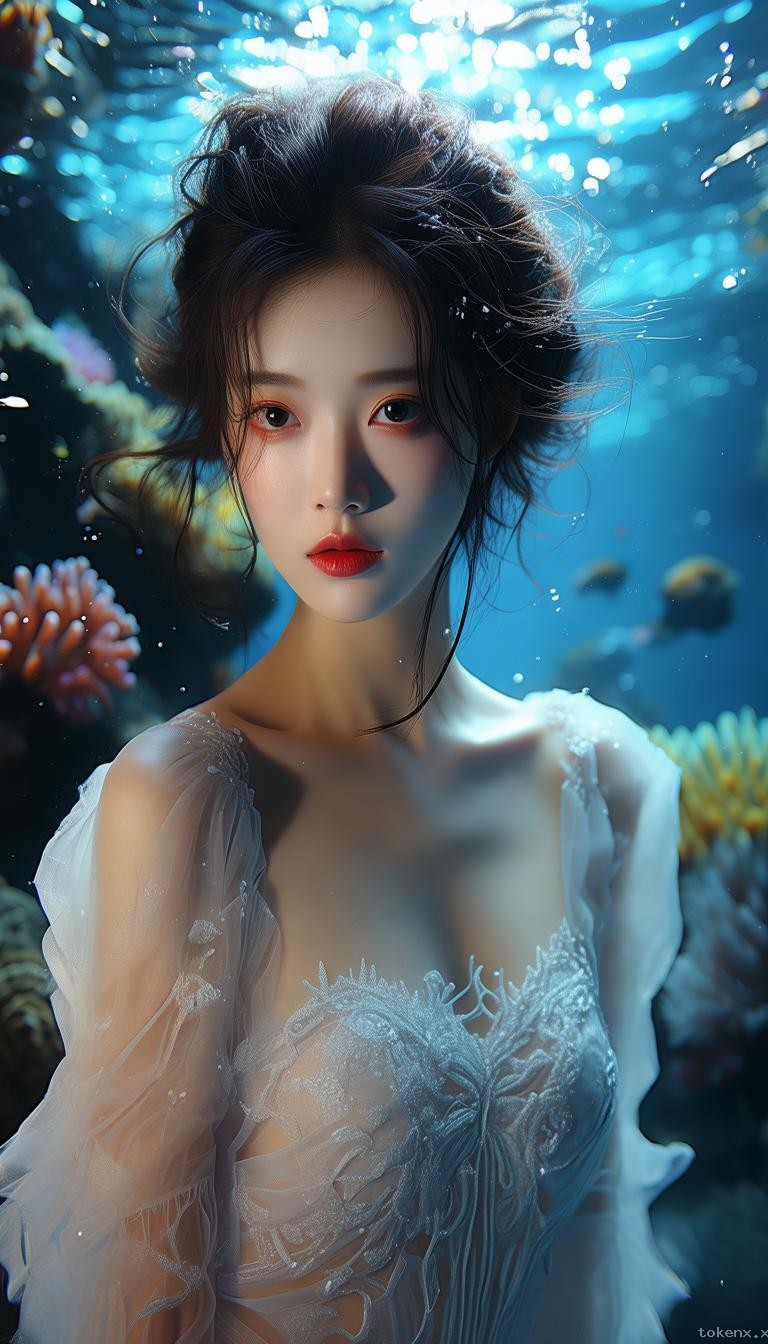 鞠婧祎水下颜值引爆网络：影视造型的极致探索与实践